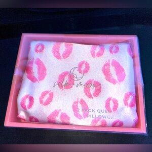 Silk & Moon Set of 2 Satin Pillowcases